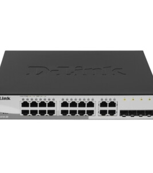Коммутатор D-Link DGS-1210-16/G2A, 16×1 Гбит/с + 4×1 Гбит/с Combo, настраиваемый