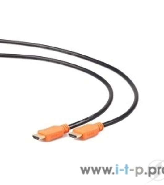 Кабель Cablexpert HDMI CC-HDMI4L-6, 19M/19M, v2.0, серия Light, позол.разъемы, экран, 1.8м, черный, пакет