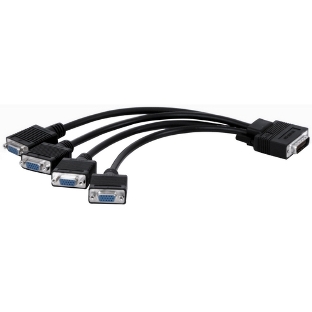 Кабель Matrox CAB-L60-4XAF Quad analog upgrade cable (Кабель для апгрейда 3-х портовой карты в 4-х портовую)
