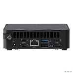 Платформа системного блока Nettop ASUS NUC Model: NUC14RVK, Intel Core 3 Processor 100U, 2xDDR5-5600 SO-DIMM supp, Intel Graphics, Wi-Fi 6E AX211, BT v5.3, 3xUSB 3.2 Gen2, 1xUSB 2.0, 1xUSB 3.2 Gen2 Type-C + 2xT-bolt 4 Type-C w/DP 1.4, 2xHDMI 2.1, 1xRJ45 LAN, 1xDC-in, Intel Ethernet Controller I226-LM, 2.5G, Support: 128Gb~4TB M.2 2280 NVMe PCIe 4.0 x 4 SSD+128Gb~2TB M.2 2242 NVMe PCIe 4.0 x 4 SSD, 19VDC, 4.74A, 90W Power Adapter, W/O OS, With ASUS LOGO, черный, фото3