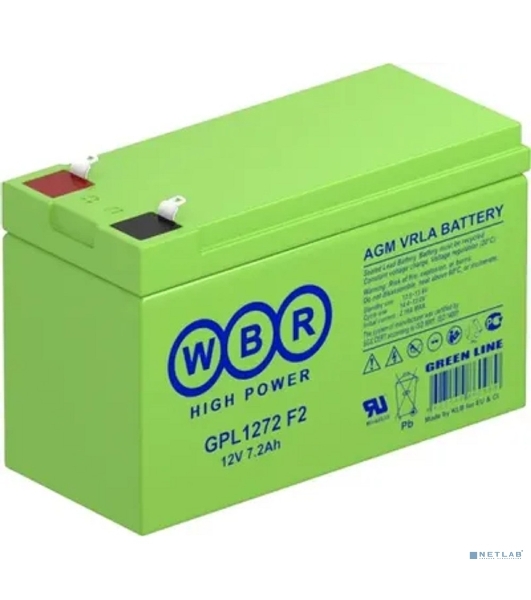 Батарея WBR GPL 1272 (12V 7.2Ah)