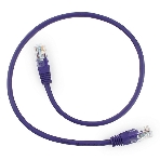 Патч-корд UTP Cablexpert cat.5e, 0.5м, литой, многожильный, фиолетовый, фото6