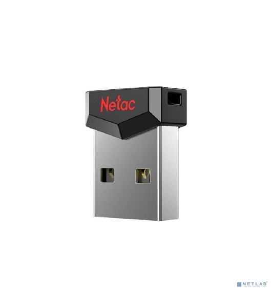 Флешка USB Netac UM81 (NT03UM81N-032G-20BK), 32Gb, USB 2.0, R/W 30/10, черный/красный