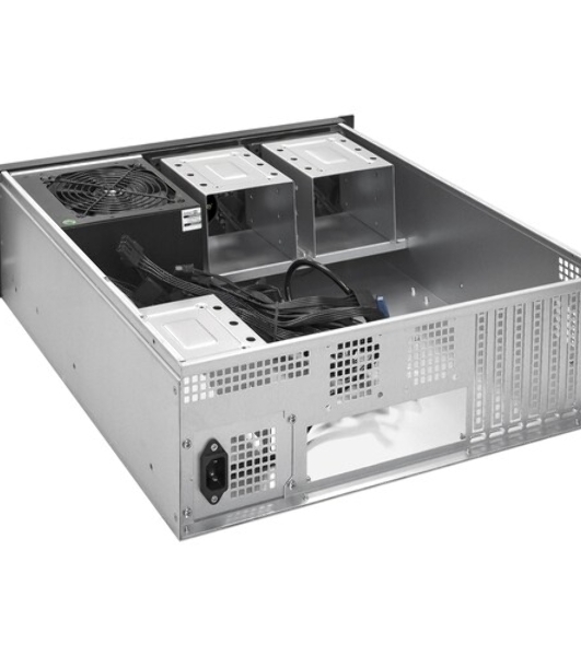 Серверный корпус ExeGate EX293913RUS Pro 3U450-09 (RM 19', высота 3U, глубина 450, БП 1100RADS, USB)