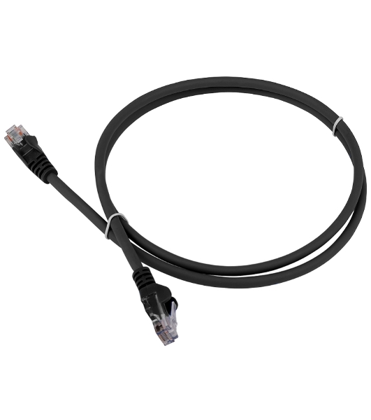 Патч-корд Lanmaster LSZH UTP кат.6, 3.0 м, черный