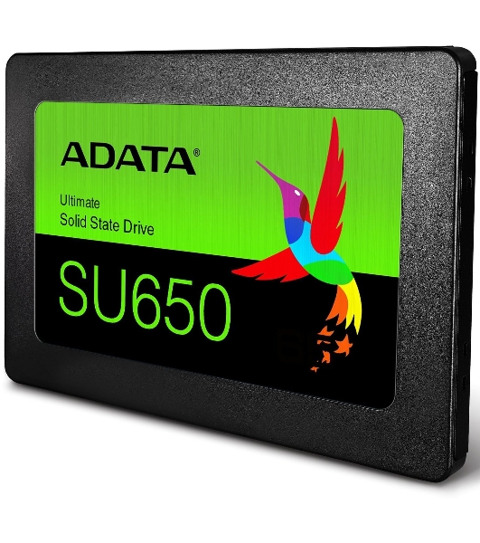Накопитель SSD ADATA SU650, 256Gb, SATA III, 2.5', R/W 520/450