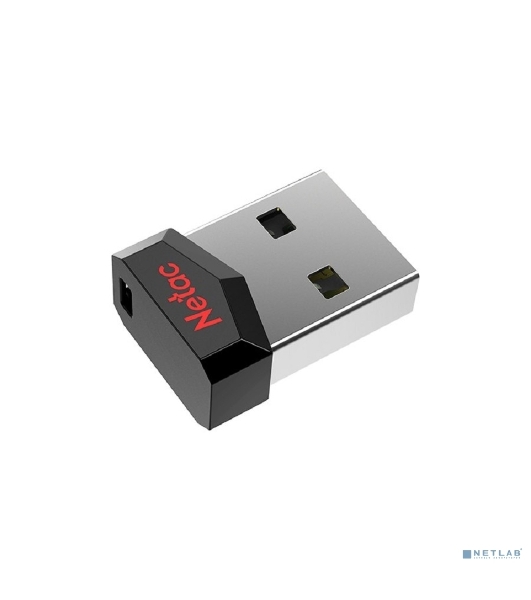 Флешка USB Netac UM81 (NT03UM81N-032G-20BK), 32Gb, USB 2.0, R/W 30/10, черный/красный