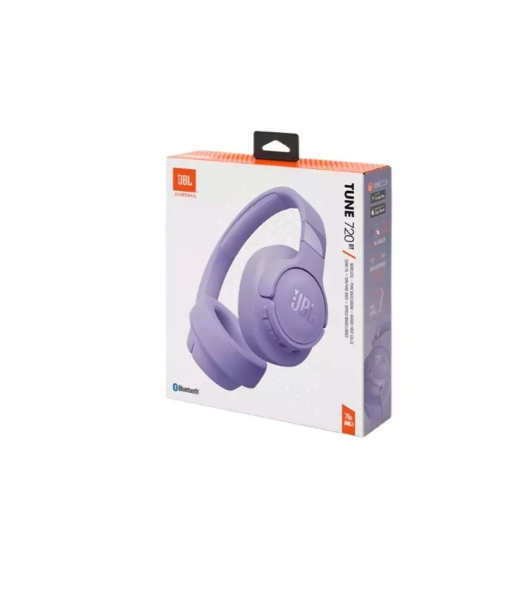 Беспроводные/проводные наушники JBL Tune 720BT фиолетовый, полноразмерные, Bluetooth + проводной, быстрая зарядка
