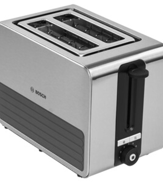 Тостер Bosch TAT7S25 серебристый, 1050 Вт, 2 слота