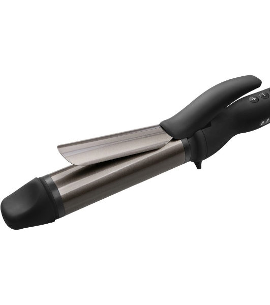 Щипцы для завивки волос Polaris PHS 3410TAi Argan Therapy PRO черный, 34 мм, 220 °C, 6 режимов