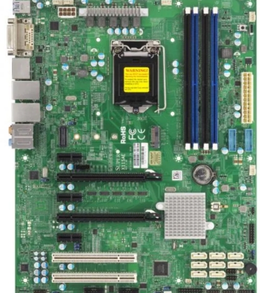 Материнская плата Supermicro MBD-X13SAE-B, сокет LGA1700, Intel W680, DDR5 2xPCIe 5.0 x16, 3xM.2, 2xRJ-45, ATX