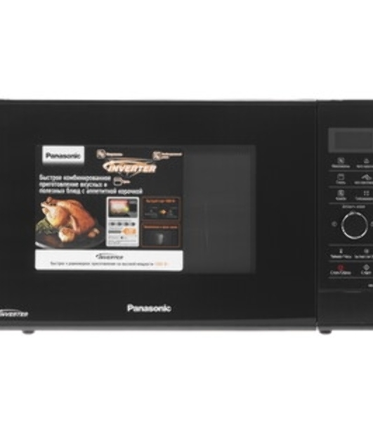 Микроволновая печь Panasonic NN-GD37HBZPE черный 23 л, 1000 Вт, переключатели - сенсор, поворотный механизм