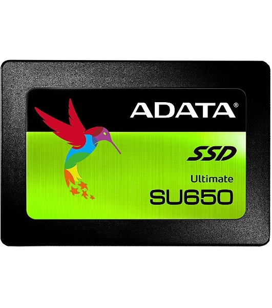 Накопитель SSD ADATA SU650, 512Gb, SATA III, 2.5', R/W 520/450