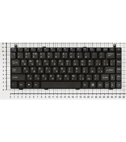 Клавиатура для ноутбука Lenovo F30 F30A черная