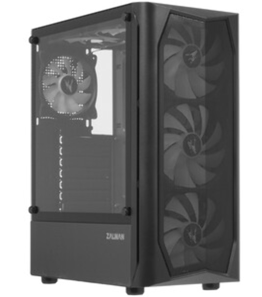 Компьютерный корпус MidiTower Zalman N4 black (ATX,Window, 6xRGb fan, USB 2.0 x2, USB 3.0x1, без БП) (N4 rev.1)
