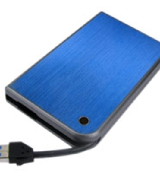 Внешний корпус для HDD/SSD AgeStar 3UB2A14 SATA II пластик/алюминий синий 2.5'