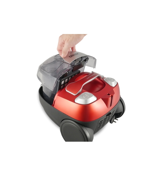 Пылесос Centek CT-2535 красный/черный, 350/2000 Вт, уборка сухая, пылесборник контейнер, 1,5 л