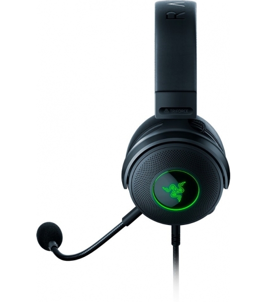 Гарнитура Razer Kraken V3 чёрный, проводная, USB, подсветка