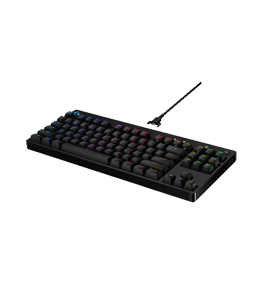 Клавиатура Logitech Gaming PRO проводная, USB Type-A, чёрный