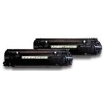 Картридж лазерный Cactus CS-CF283XD черный (2200 стр.) x2уп. для HP LJ Pro M225dn/M201/M202, фото 1