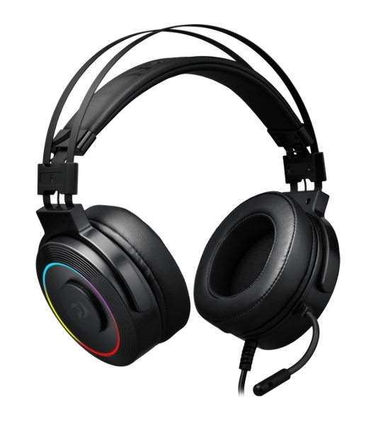Гарнитура Redragon Lamia 2 чёрный, проводная, USB, подсветка