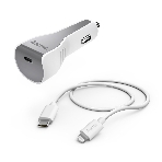 Комплект зарядное устройство Hama H-183317 3A PD для Apple кабель Apple Lightning/Type-C белый, фото10