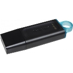 Флешка USB Kingston DataTraveler Exodia (DTX/64GB), 64Gb, USB 3.2 Gen 1, R/W 200/60, черный/бирюзовый, фото10