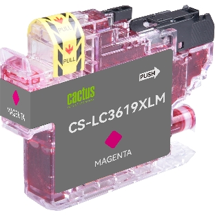 Картридж струйный Cactus CS-LC3619XLM пурпурный (18.4 мл) для Brother MFC-J2330DW/J2730DW/J3530DW/J3930DW
