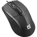 Мышь проводная Defender Optimum MB-270 черный, 1000 dpi, USB, кнопки - 3, фото14