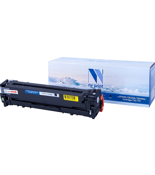 Картридж лазерный NVPrint совместимый HP CF210X/CE320A/CB540A/Canon 716/731 Black для LaserJet Color Pro M251n/M251nw/M276n/M276nw/CP1525n/CP1525nw/CM1415fn/CM1415fnw/CP1215/CM1312/CM1312nfi/CP1215/Canon i-SENSYS LBP5050/LBP5050n/MF8030Cn/MF8040Cn/MF8050Cn/MF8080Cw/LBP-7100Cn/7110Cw (2200k)