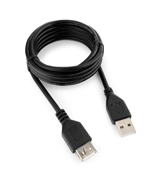 Кабель Gembird PRO USB 2.0 удлинительный 1.8м AM/AF позол. контакты, пакет