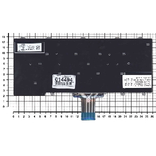 Клавиатура для ноутбука Dell E5250 E7250 черная без подсветки