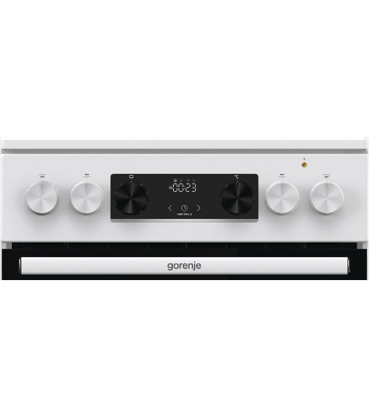 Плита электрическая Gorenje GEC5C42WG белый, конфорок 4 электрических, духовка 70 л, 50 см x 85 см x 59.4 см (без крышки)