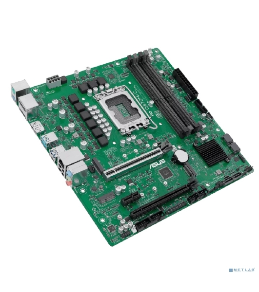 Материнская плата ASUS Pro Q870M-C-CSM, LGA1851, Intel Q870, 4xDDR5, 4xSATA, 2xM.2, 1xPCIe 5.0 x16, 1xPCIe 4.0 x4, 1xPCIe 4.0 x1, 2xDP, 1xHDMI, 1xPS/2, 1x1Gb LAN, 3xUSB-A 10Gbps, 1xUSB-A 5Gbps, 2xUSB-A 2.0, 3x3.5 мм, 7.1, mATX