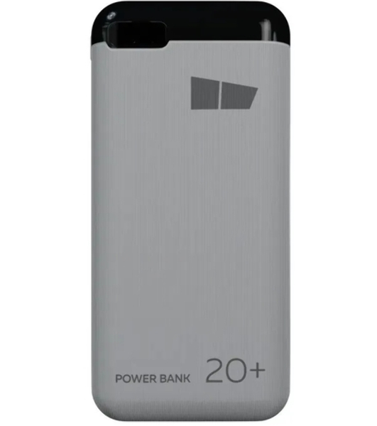 Портативный аккумулятор More choice (4620202550552) PB22-20 с кабелем 2USB 2.1A - 20000mAh белый