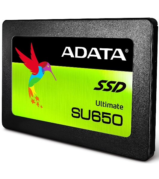 Накопитель SSD ADATA SU650, 512Gb, SATA III, 2.5', R/W 520/450