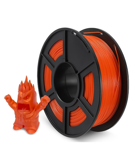 Филамент NVPrint PETG Orange для 3D печати диаметр 1.75мм длина 330 метров масса 1 кг