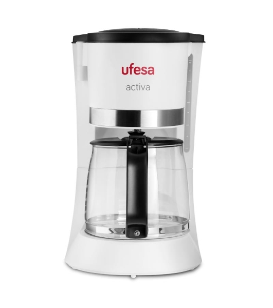 Кофеварка капельная Ufesa CG7123 ACTIVA белый, исп. кофе - молотый, 1.5 л, 800 Вт.