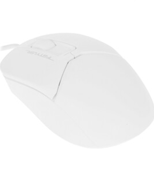 Мышь проводная A4Tech Fstyler FM12 белый, 1200 dpi, USB, кнопки - 3