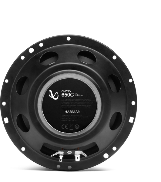 Колонки автомобильные Infinity Alpha 650C 315Вт 91дБ 4Ом 16.5 см (6 1/2дюйм) (ком.: 2 кол.) компонентные двухполосные