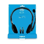 Гарнитура Logitech H110 серебристый, проводная, 3.5 мм, фото18