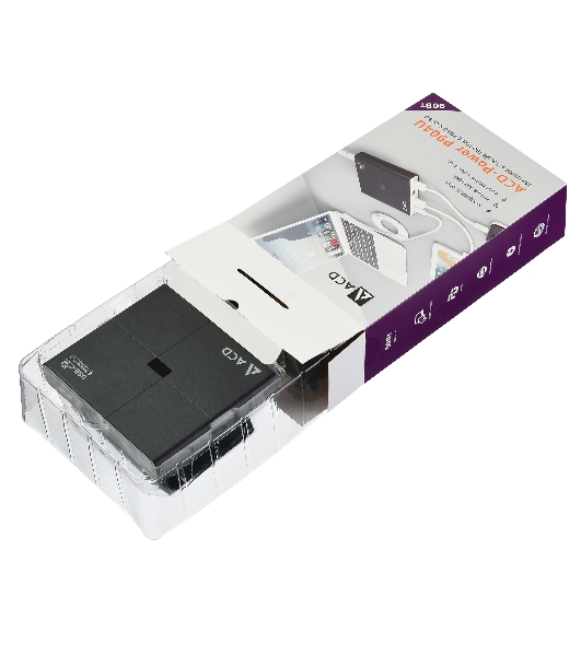 Сетевое зарядное устройство ACD-P904U-V1B 90Вт, 4xUSB 1PD+3QC, 3.6~20В/4.35А(max) RTL