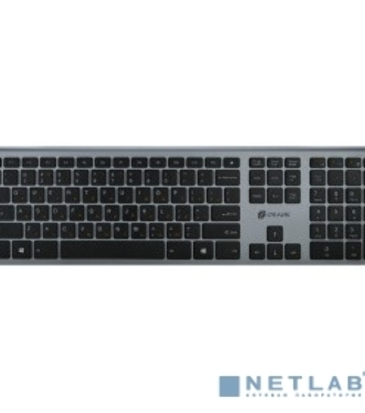 Клавиатура Oklick 890S беспроводная, радиоканал, серый