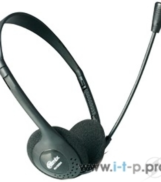 Гарнитура Ritmix RH-512M чёрный, проводная, 3.5 мм