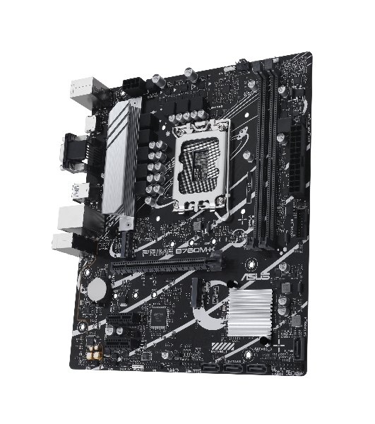 Материнская плата ASUS PRIME B760M-K, LGA 1700, Intel B760, 2xDDR5, 4xSATA, 2xM.2, 1xPCIe 4.0 x16, 2xPCIe x1, 1xHDMI, 1xVGA, 1x 2.5Gb LAN, 2xUSB-A 3.2 Gen 1, 2xUSB-A 2.0, 3x3.5 мм, 7.1, mATX
