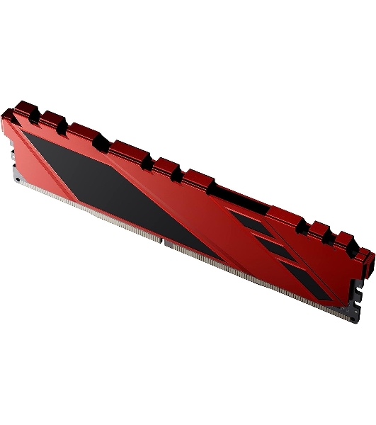 Оперативная память NETAC Shadow, DDR4, 8GB (1x8GB), 3600MHz, CL18, DIMM, с радиаторами, красный