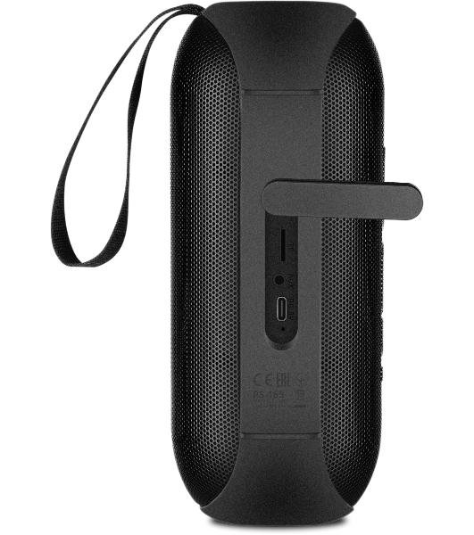 Портативная акустика SVEN PS-165, черный (16 Вт, Waterproof (IPx6), TWS, Bluetooth, microSD, 3000мА*ч)