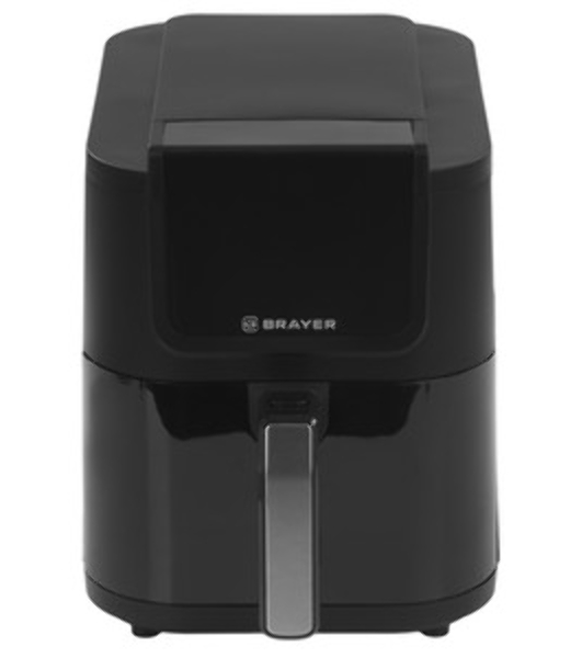 Аэрогриль Brayer 2041BR черный, 1500 Вт, 5 л, сенсор, 8 программ