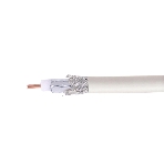 Кабель коаксиальный Cablexpert, RG-6U-CS-2, 75 Ом, 64%, 1 мм, CCS, белый, 100 м, фото 1