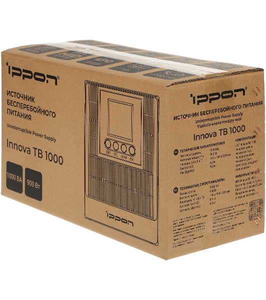 Источник бесперебойного питания Ippon Innova Tb 1000 900Вт 1000ВА черный